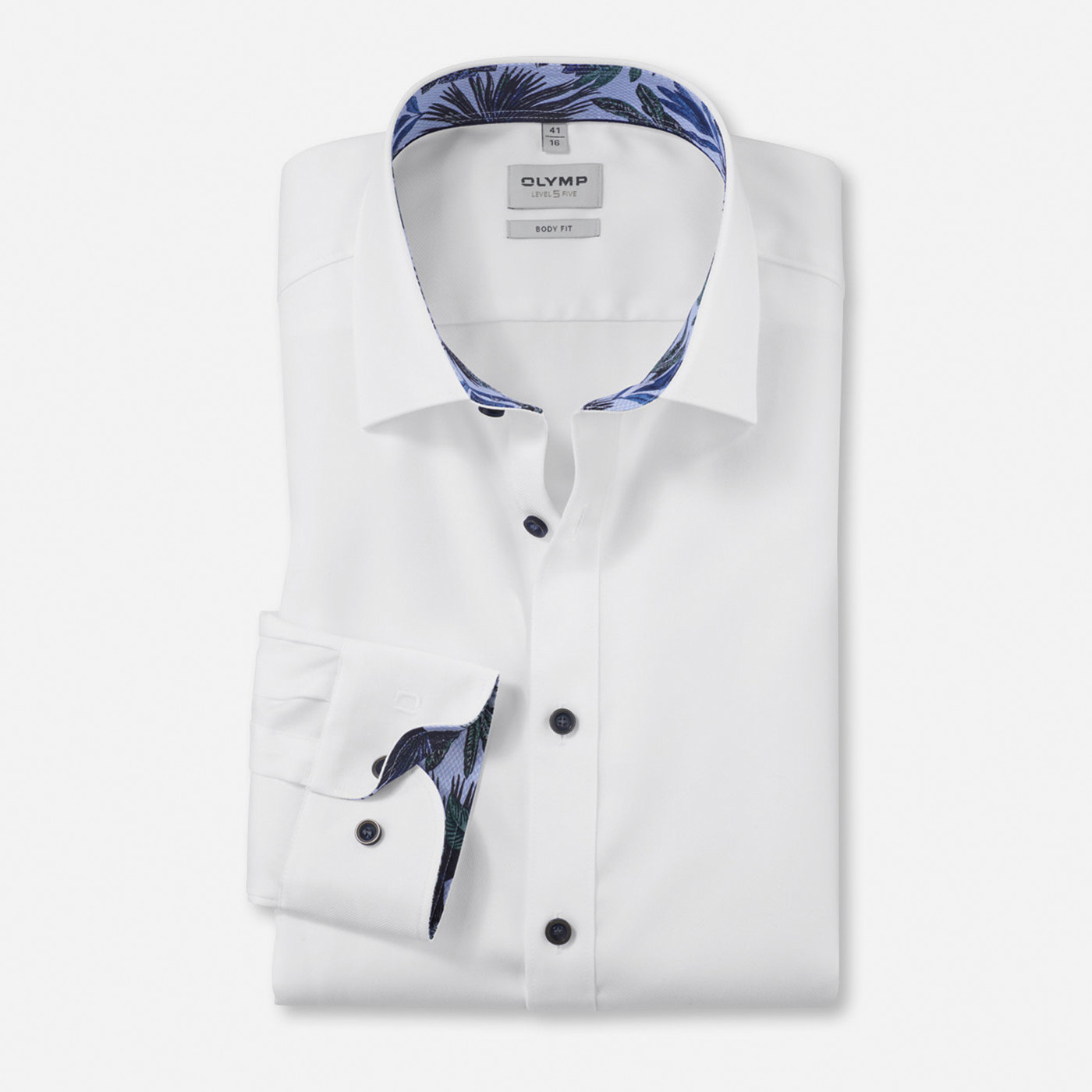 Pánska košeľa OLYMP Level Five, Body fit  OLYMP Veľkosť: 39 (M)