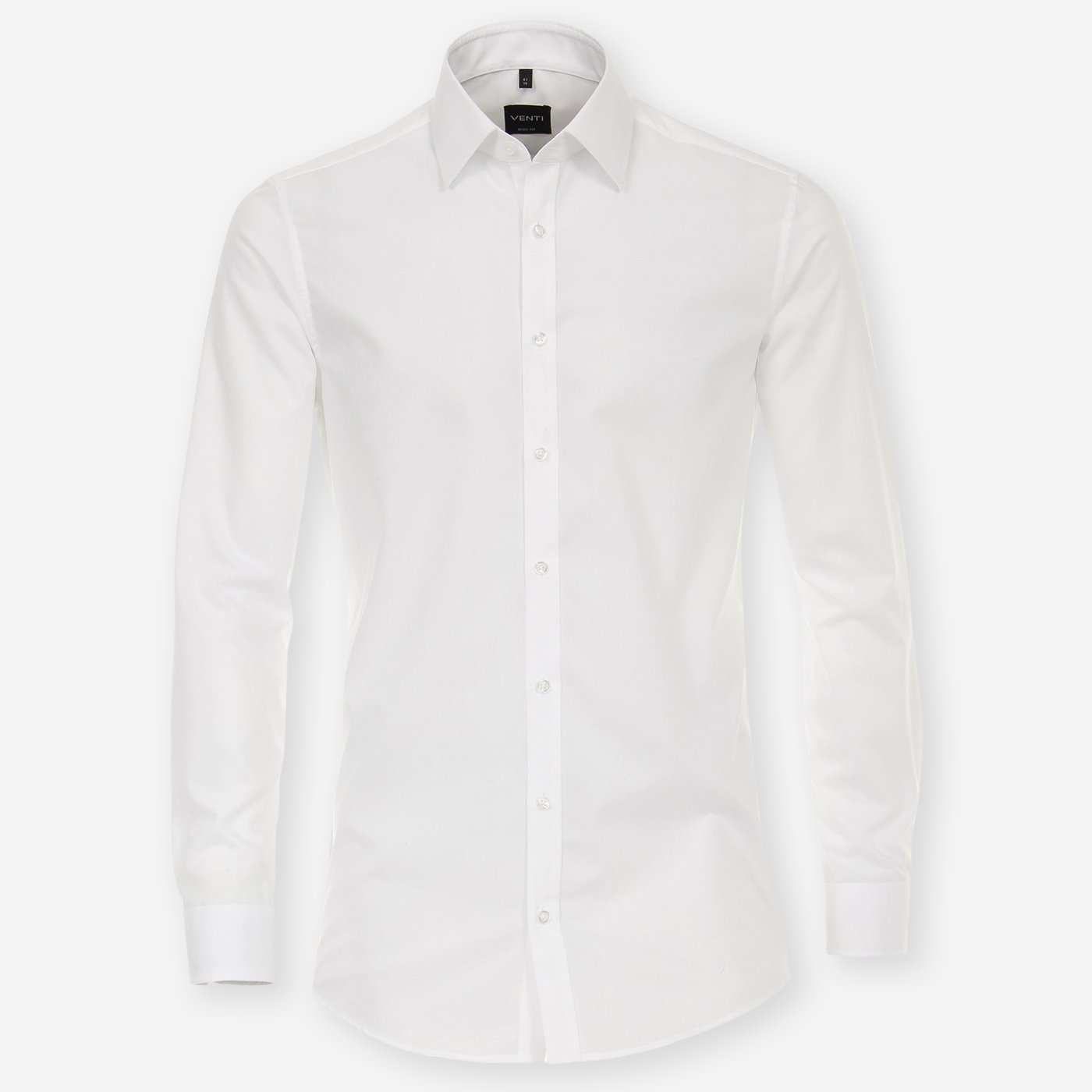 Biela pánska košeľa, Body fit  VENTI Veľkosť: 43 (XL)