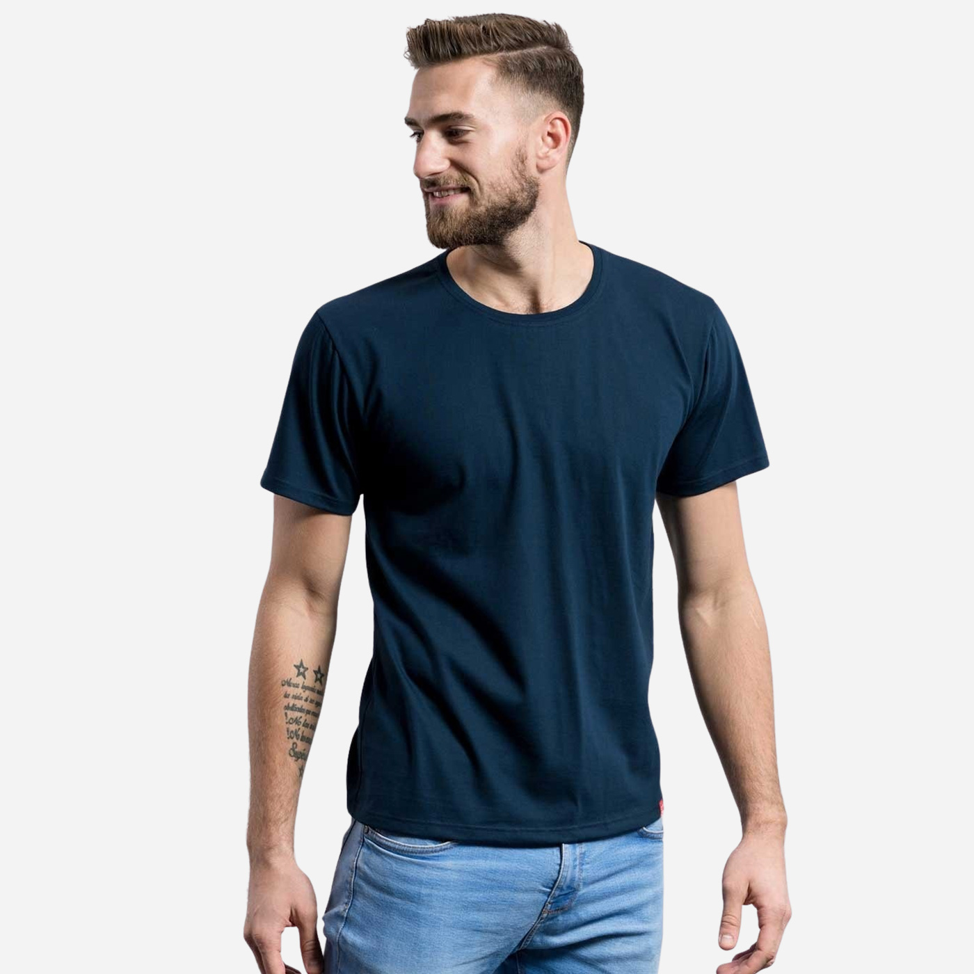 CityZen Navy modré bavlnené tričko Veľkosť: M