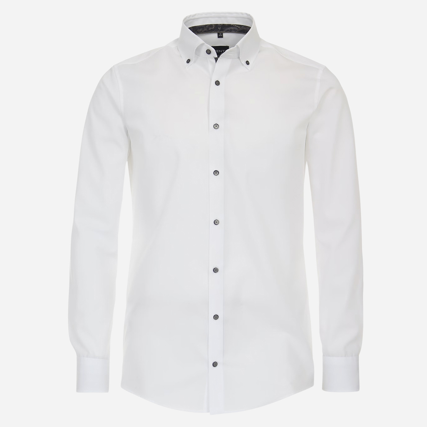 Biela pánska košeľa, Modern (Slim) fit  VENTI Veľkosť: 41 (L)