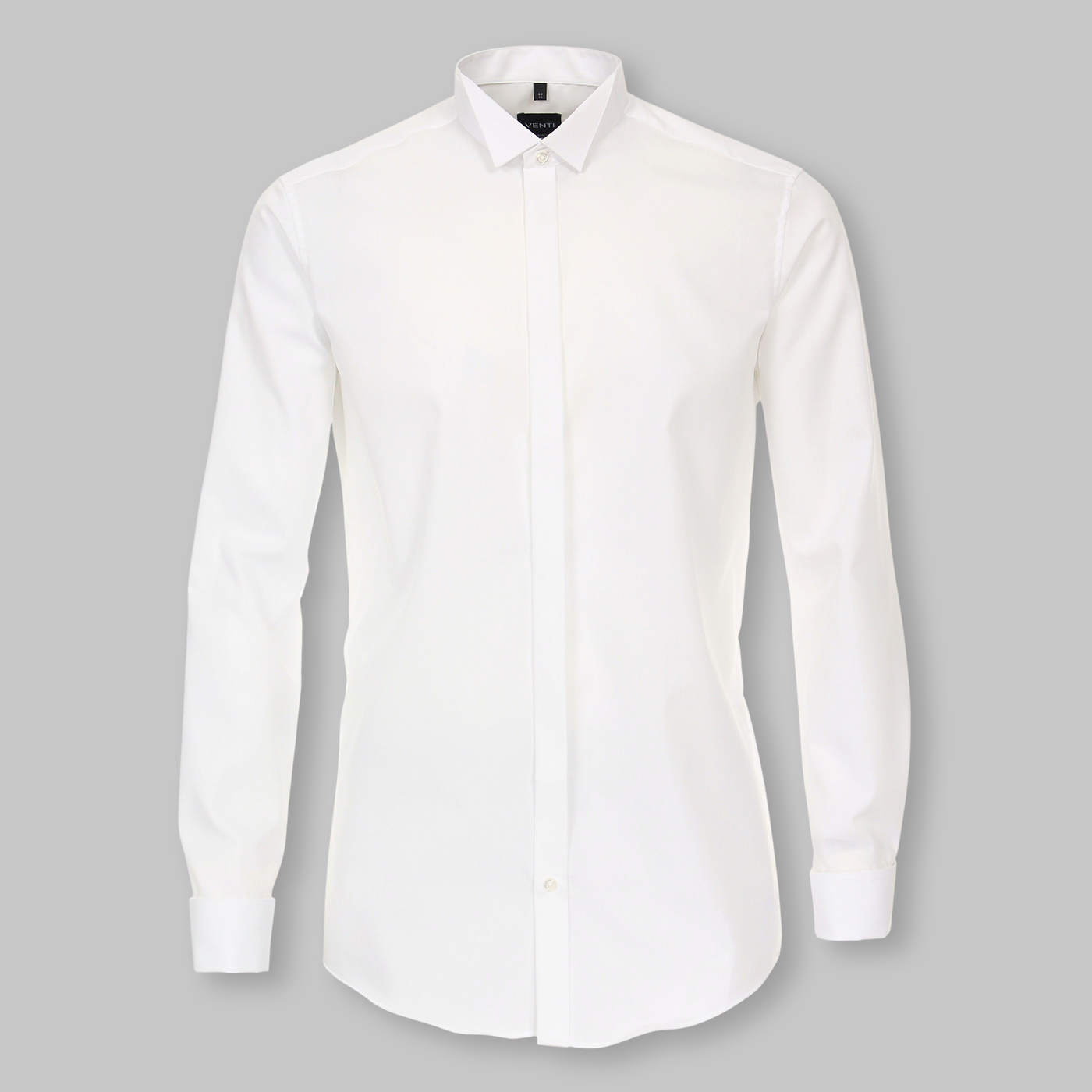 Spoločenská košeľa na manžetové gombíky, Modern (Slim) fit  VENTI Veľkosť: 38 (S)