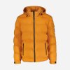 Oranžová pánska zimná bunda – teplá, výrazná a praktická  LERROS