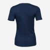 Tmavomodré dámske tričko Tee Jays (6)