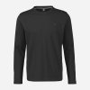 Čierne tričko s dlhým rukávom LERROS (1)