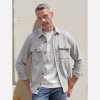 Sivá košeľová bunda LERROS (4)
