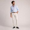 Krémové chinos nohavice Brook Taverner styling