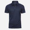 Tmavomodrá športová polokošeľa Premium  Tee Jays