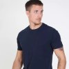 Tmavomodré tričko Basic Cotton Tee