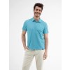 Tyrkysové Waffel Polo Piqué 1