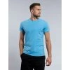 1145 5 panske tricko davos slim fit svetlo modre