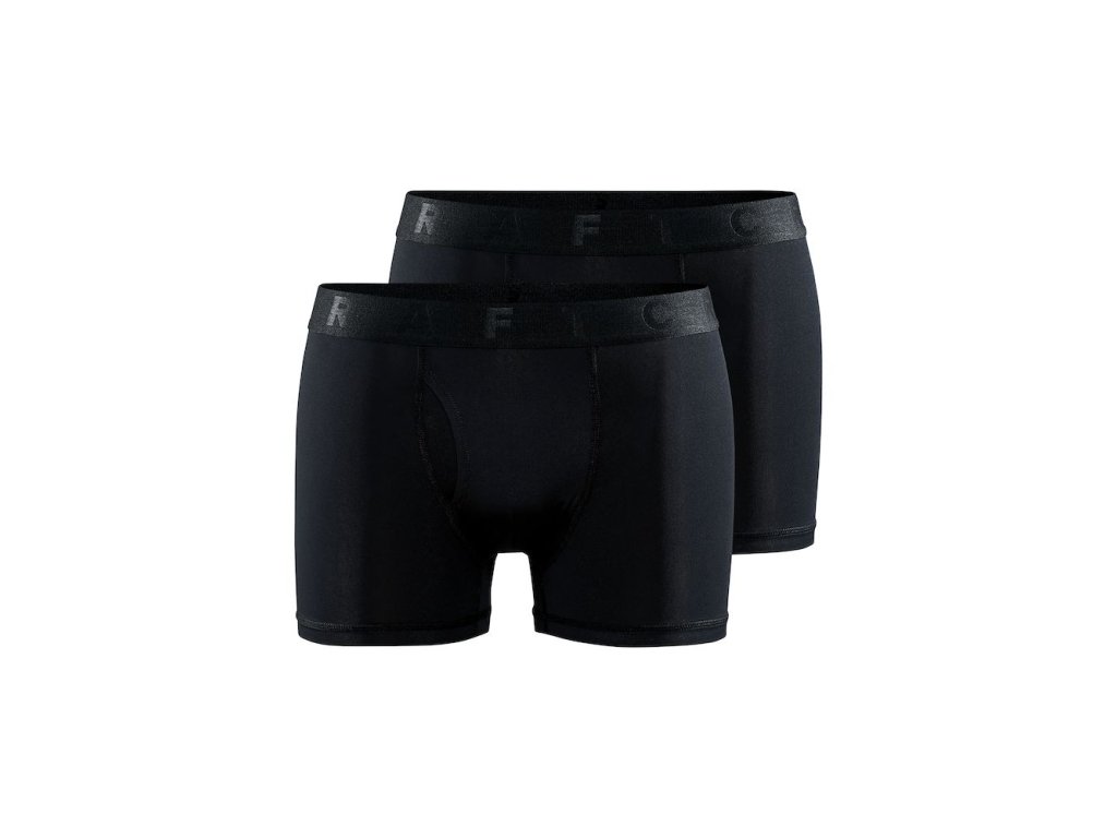 Boxerky CRAFT CORE Dry 3" 2-pack (Velikost S, Barva černá)