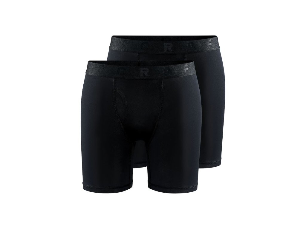Boxerky CRAFT CORE Dry 6" 2-pack (Velikost S, Barva černá)