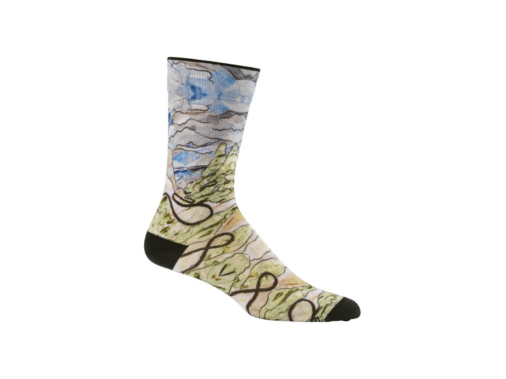 Ponožky CRAFT ADV Endur Graphic (Velikost 34-36, Barva modrá)