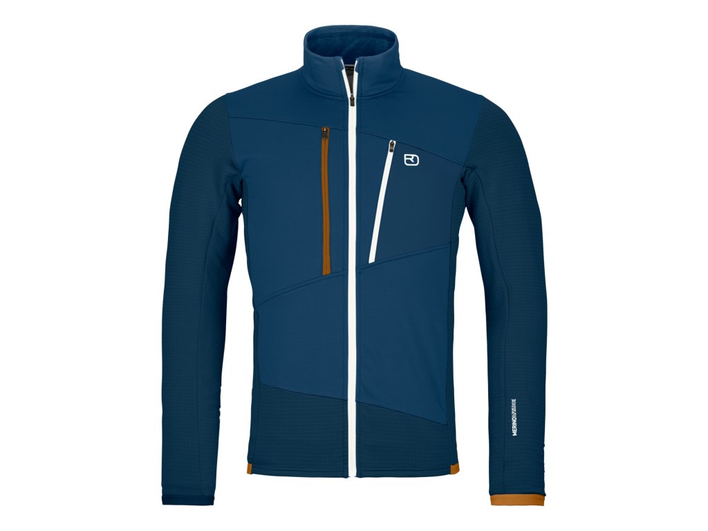 Fleece Grid Jacket Men's (Velikost M, Barva Deep Ocean)