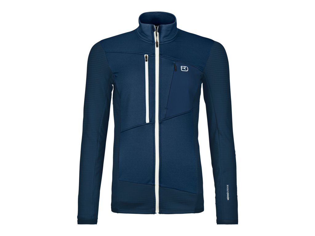 Fleece Grid Jacket Women's (Velikost L, Barva Dark Arctic Grey)