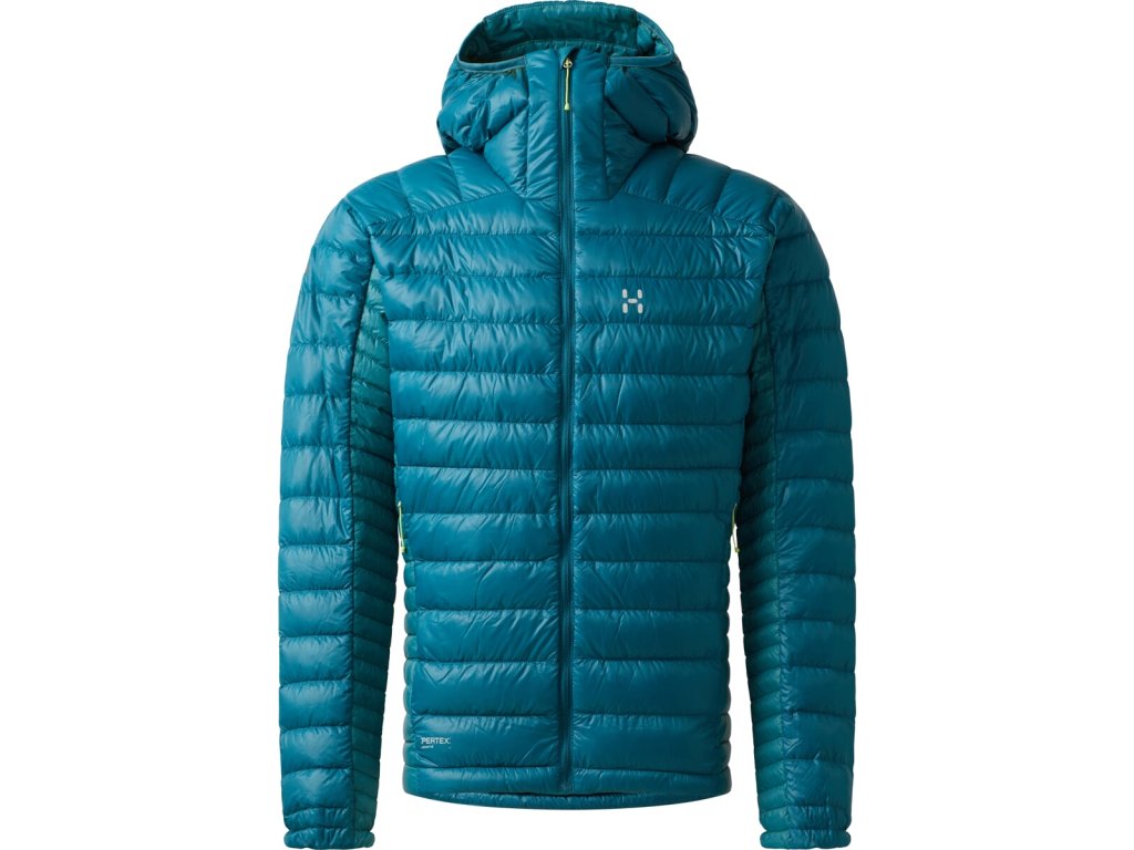 bunda haglofs lim down hood ii panska modra 8