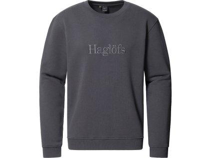Mikina Haglöfs Crewneck pánská (Velikost S, Barva hnědá)