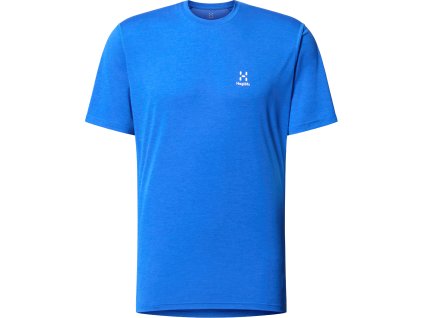 Triko Haglöfs Ridge Hike kr.r.pánské (Velikost S, Barva modrá)