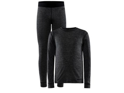 Set CRAFT CORE Wool Merino Junior (Velikost 74, Barva fialová)