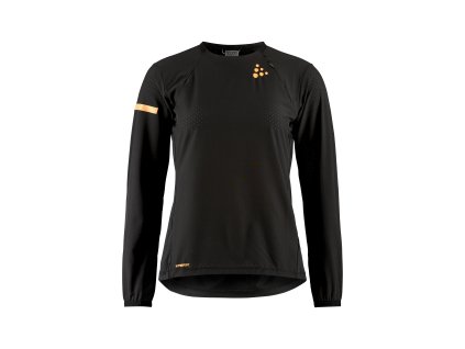 W Triko CRAFT PRO Hypervent LS Wind 2 (Velikost XS, Barva černá)