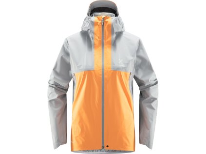 W Bunda Haglöfs L.I.M GTX Active dámská (Velikost XS, Barva šedá/oranžová)