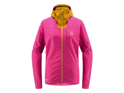 W Bunda Haglöfs L.I.M Hybrid Softshell dámská (Velikost XS, Barva modrá)