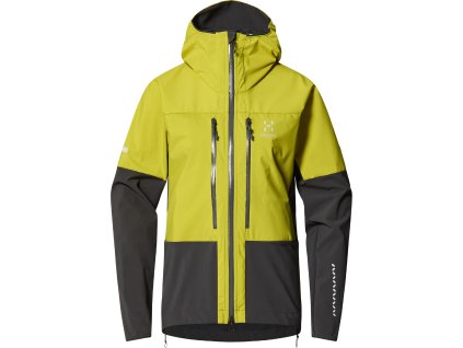 W Bunda Haglöfs L.I.M Hybrid Touring Hood dámská (Velikost XS, Barva zelená)
