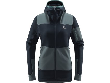 W Mikina Haglöfs Astral Hood dámská (Velikost S, Barva tmavě modrá)