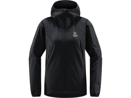 W Bunda Haglöfs Move softshell dámská (Velikost XS, Barva černá)