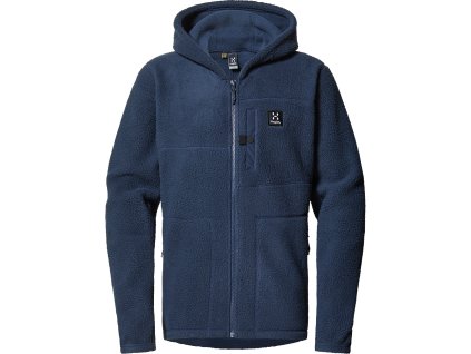 Mikina Haglofs Malung Pile hood pánská (Velikost S, Barva tmavě modrá)