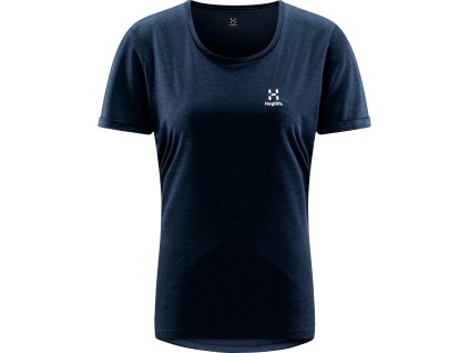 W Triko Haglöfs Ridge Hike kr.r.dámské (Velikost XS, Barva tmavě modrá)