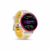 Forerunner570 42mm RaspberryMango HR Front right 0003 FR570 glances1