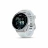 Forerunner570 42mm CloudWhitestone HR Front Left 0008 FRx570 42mm White Hero