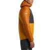 Bunda Haglöfs L.I.M Mimic Hood pánská (Velikost XS, Barva béžová/černá/oranžová)