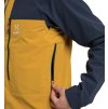 Bunda Haglöfs Roc Sight softshell pánská (Velikost S, Barva žlutá/modrá)