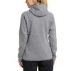W Mikina Haglöfs Risberg 1/2 Zip dámská (Velikost XS, Barva šedá)