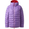w bunda haglofs roc flash down hood damska fialova 8
