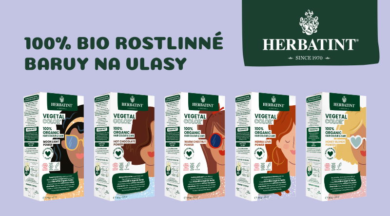 100% bio barvy na vlasy Herbatint Vegetal