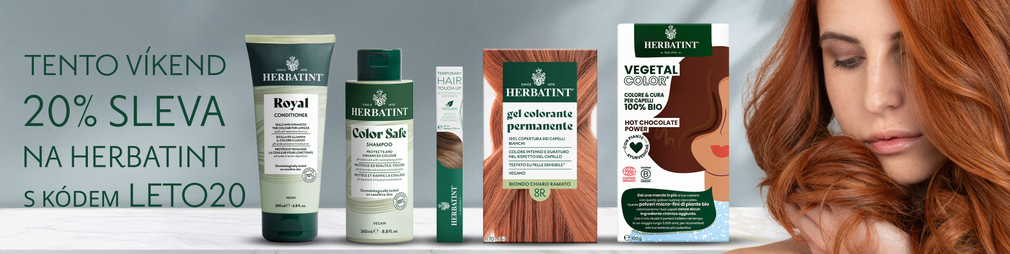 Sleva 20% na celý Herbatint v srpnu