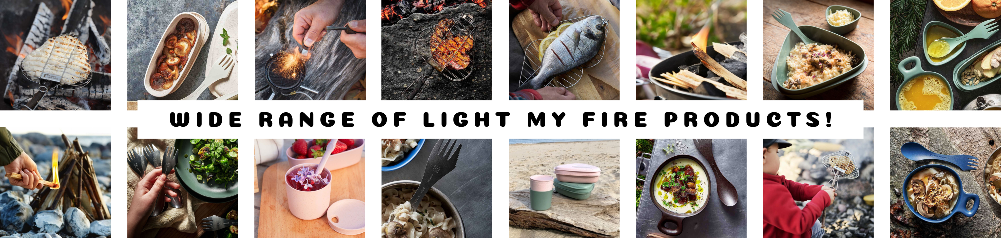 Sustainable tableware from Light My Fire for outdoor dining in stock