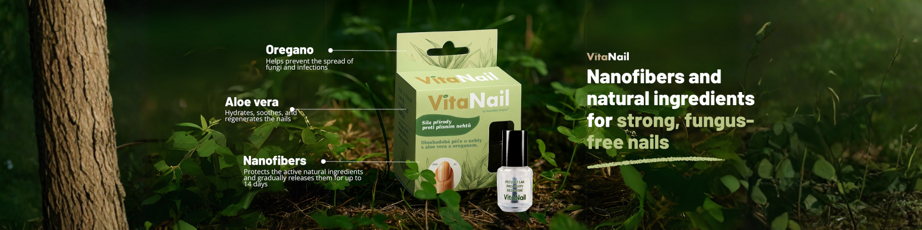 Vitanail - natural nail polish for nail fungi
