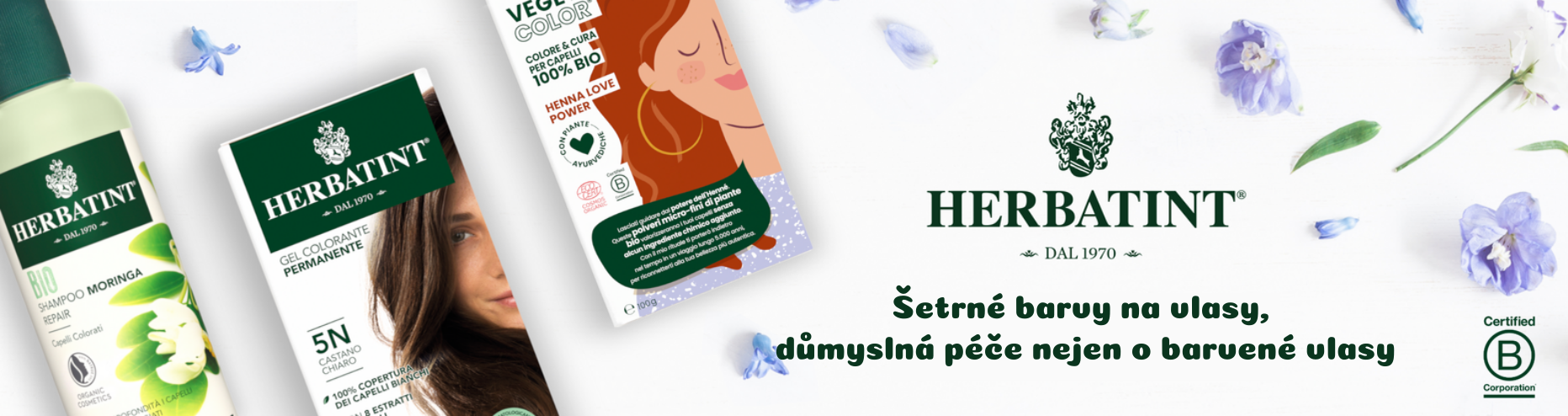 Herbatint barvy na vlasy, šetrná péče o barvené vlasy