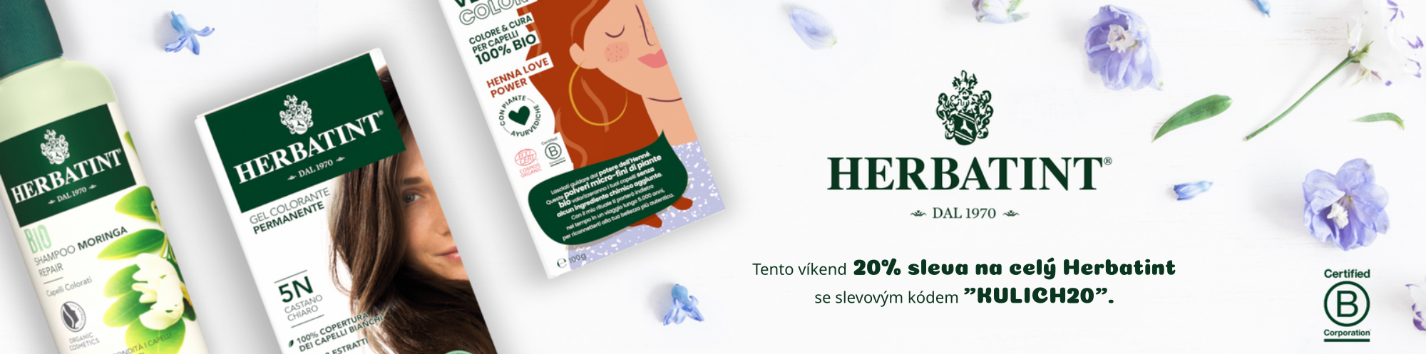 Sleva 20% na celý Herbatint v listopadu