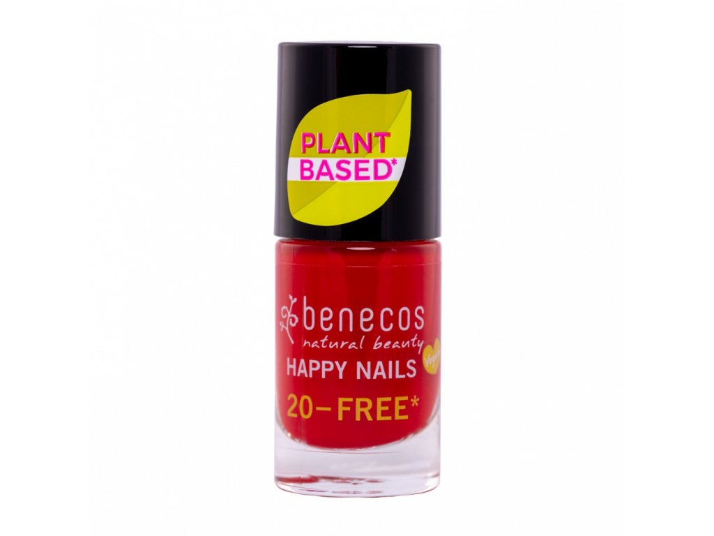 Benecos lak na nehty - vintage red 20-FREE