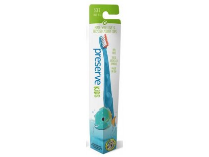 Preserve Dětský zubní kartáček (soft), azurový