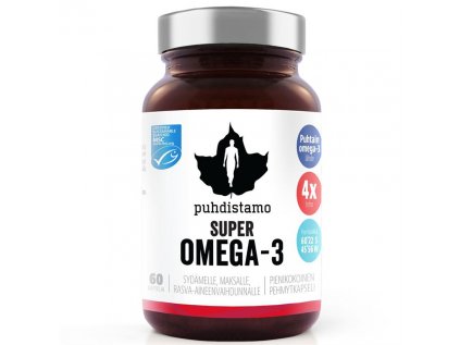 Puhdistamo Super Omega 3, 60 kapslí