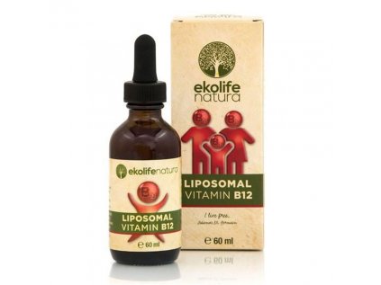Ekolife Natura Liposomal Vitamin B12, 60ml (Lipozomální vitamín B12)