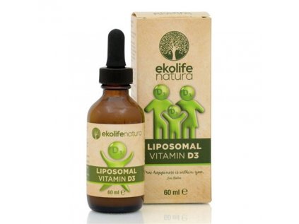 Ekolife Natura Liposomal Vitamin D3, 60ml (Lipozomální vitamín D3)