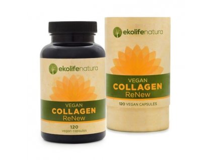 Ekolife Natura Vegan Collagen ReNew, 120 kapslí