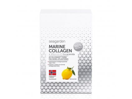 Seagarden Marine Collagen + Vitamin C 30 x 5g citron - rybí kolagen